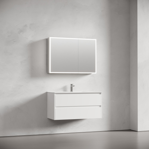 Зеркало-шкаф Sancos Evoke SC80100 100х70 настенное - фото 2